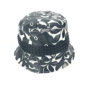 Christian Louboutin Hat Cotton Black Studs Mens(Unisex) M