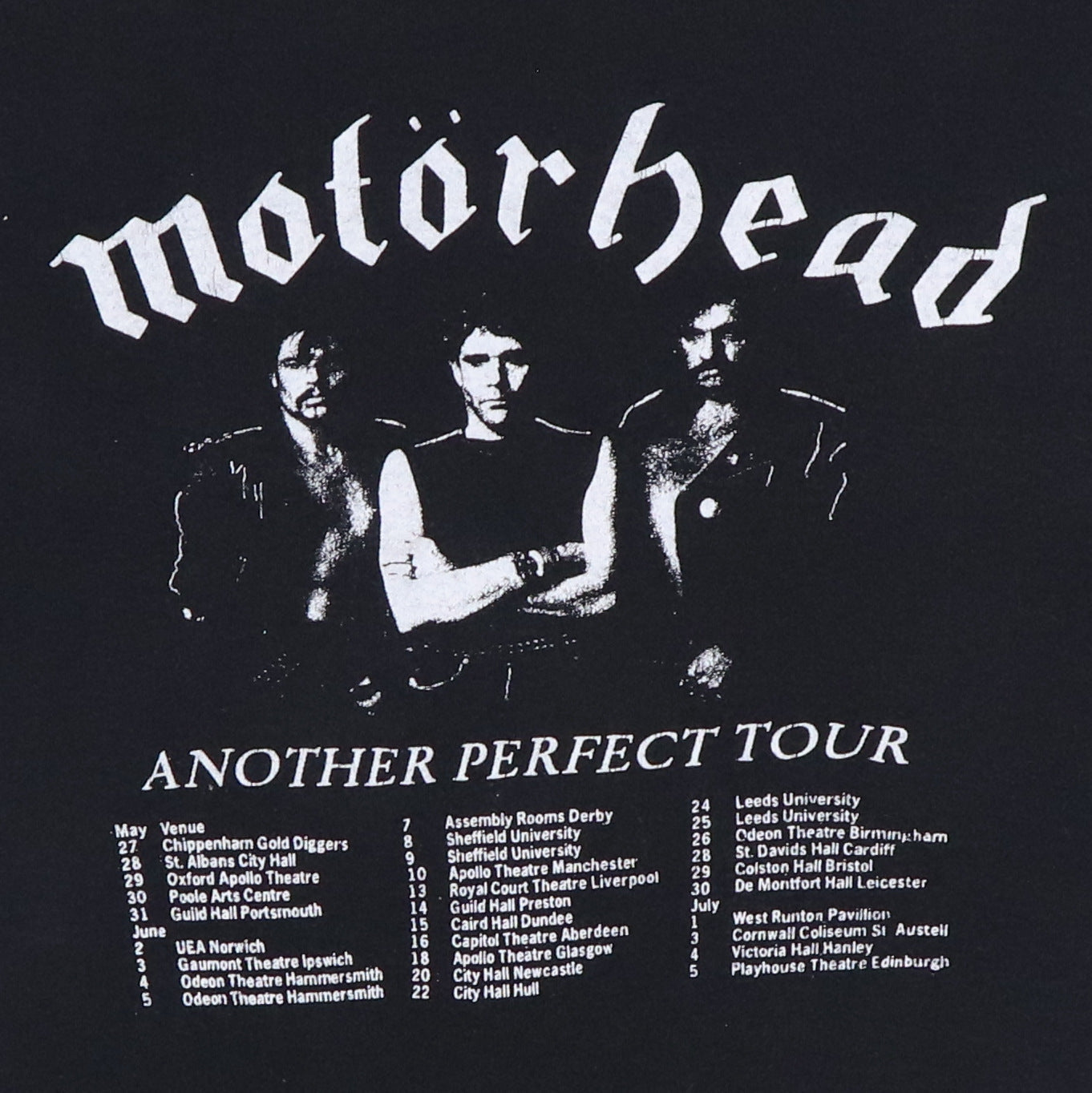 1983 Motorhead Another Perfect Tour Shirt