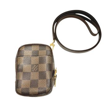 Louis Vuitton Shoulder Bag M61737 Damier Canvas Brown Pouch Damier Okapi Gm Mens