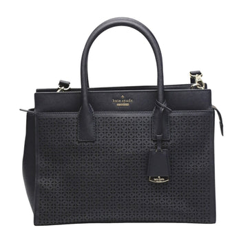 Kate Spade Handbag Leather Navy Shoulder Bag 2Way Women