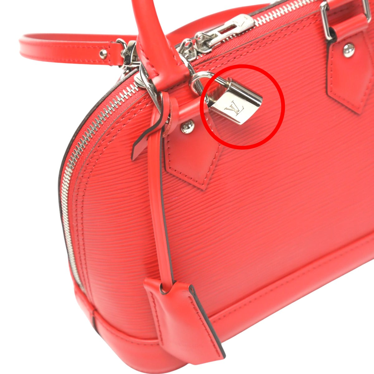Louis Vuitton Shoulder Bag M50516 Epi Leather Red Shoulder Bag Epi Nano Alma Women
