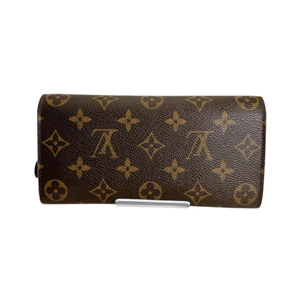 Louis Vuitton Long Wallet Purse M64202 Monogram Canvas Brown Long Wallet Purse Monogram