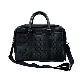 Coach Business Bag A1469-F70766 Pvc Black 2 Way Back Business Back Mens