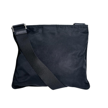 Prada Shoulder Bag Nylon Black Triangle Logo