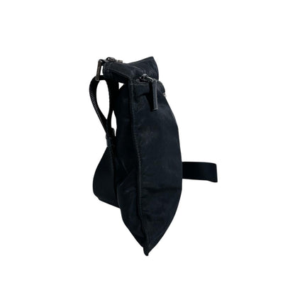 Prada Shoulder Bag Nylon Black Triangle Logo