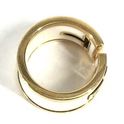 Tiffany&Co. Ring Au750, Ceramic Gold T Cut Out 6.5