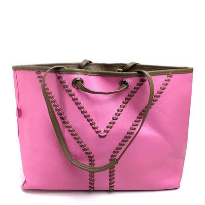 Yves Saint Laurent Tote Bag 284650 Leather Charcoal Gray Type Neo-Double Reversible Unisex(Unisex)