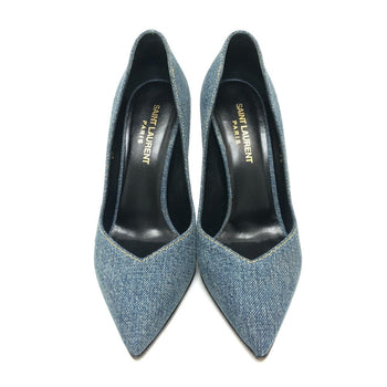 Saint Laurent Pumps 416482 Denim , Denim Blue Denim Women 36