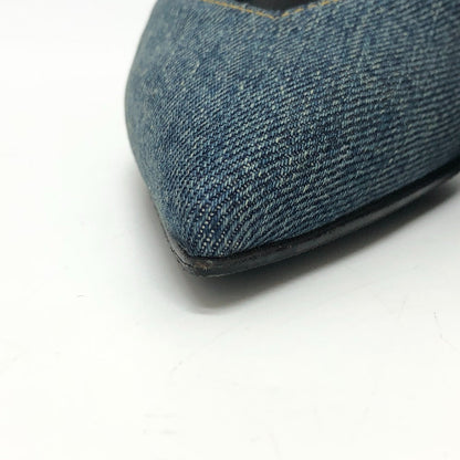 Saint Laurent Pumps 416482 Denim , Denim Blue Denim Women 36