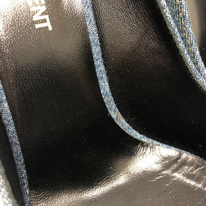 Saint Laurent Pumps 416482 Denim , Denim Blue Denim Women 36