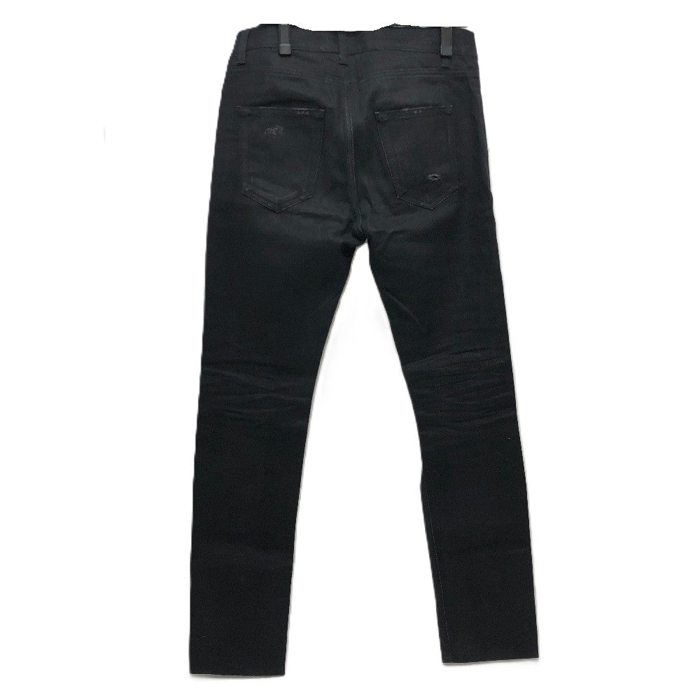 Saint Laurent Paris Pants Cotton Black Crash M/Sk-Lw