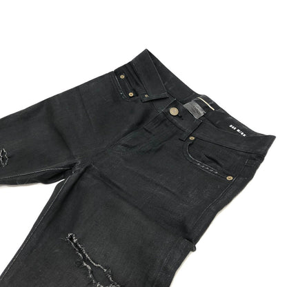 Saint Laurent Paris Pants Cotton Black Crash M/Sk-Lw