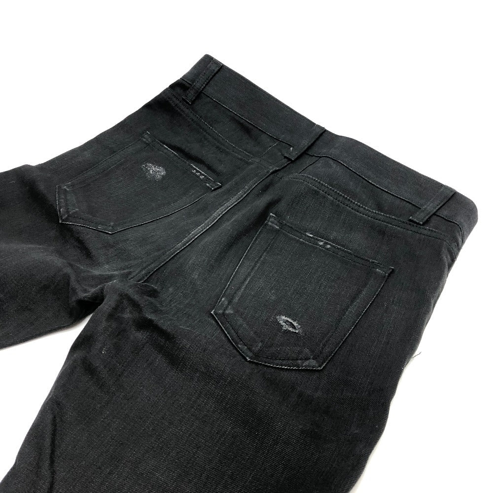 Saint Laurent Paris Pants Cotton Black Crash M/Sk-Lw