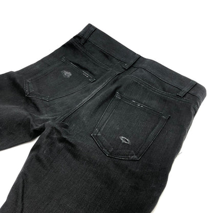Saint Laurent Paris Pants Cotton Black Crash M/Sk-Lw
