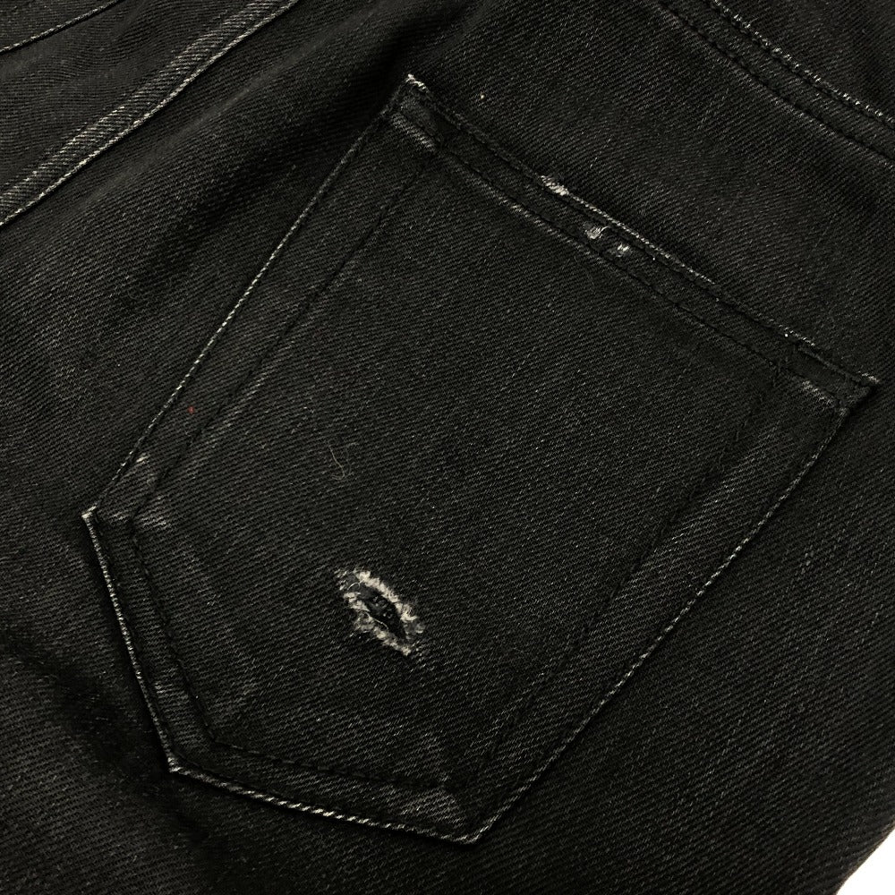 Saint Laurent Paris Pants Cotton Black Crash M/Sk-Lw