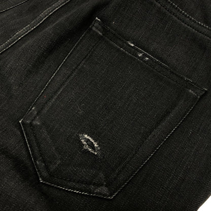Saint Laurent Paris Pants Cotton Black Crash M/Sk-Lw
