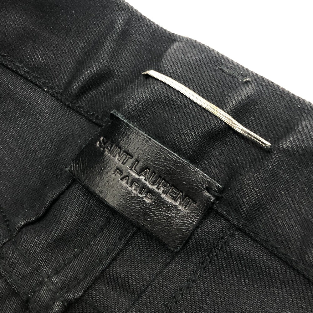 Saint Laurent Paris Pants Cotton Black Crash M/Sk-Lw