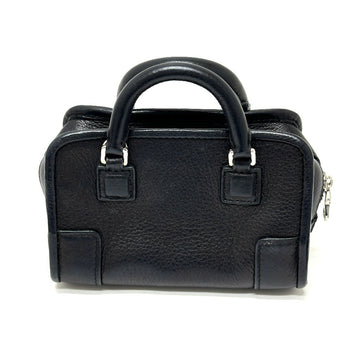 Loewe Shoulder Bag 339.79.039 Leather Black Amazonas Micromini