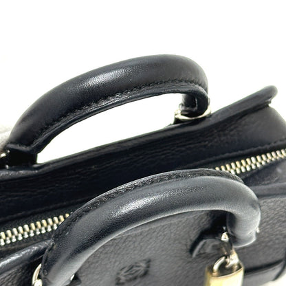 Loewe Shoulder Bag 339.79.039 Leather Black Amazonas Micromini