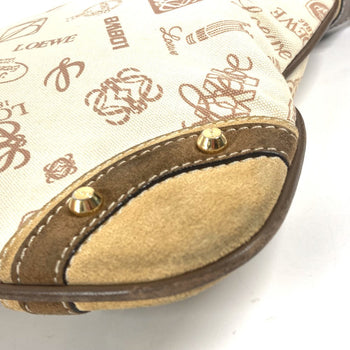 Loewe Shoulder Bag Canvas / Leather Beige Bag Crossbody 160Th Anniversary Women