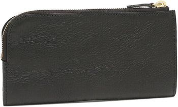 Il Bisonte Long Wallet Purse 5412305140 Leather Black Nero