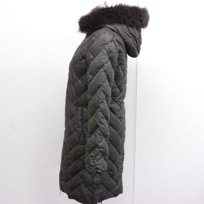 Moncler Down Jacket Nylon Dark Brown Far Food Melanie Melanie Women Size