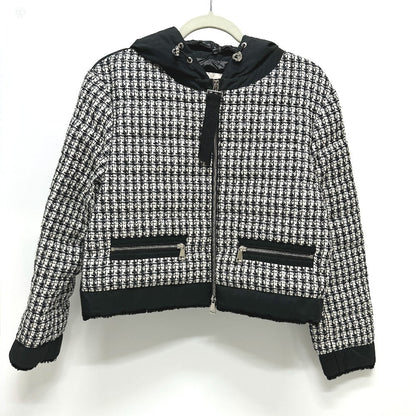 Moncler Down Jacket Tweed, Nylon White Down Outer Remonay Women