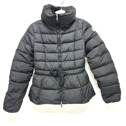 Moncler Down Jacket Nylon Black Avocette Women Zero Size