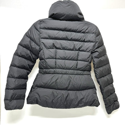 Moncler Down Jacket Nylon Black Avocette Women Zero Size