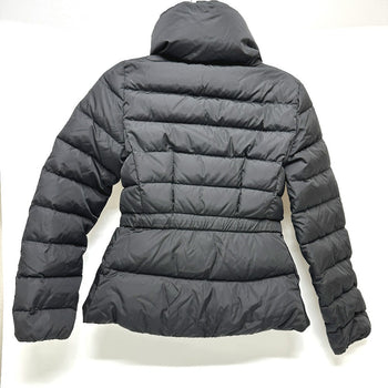 Moncler Down Jacket Nylon Black Avocette Women Zero Size