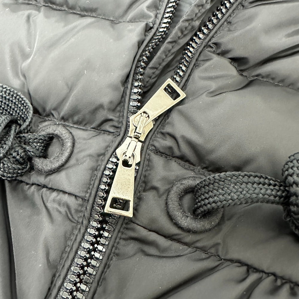 Moncler Down Jacket Nylon Black Avocette Women Zero Size