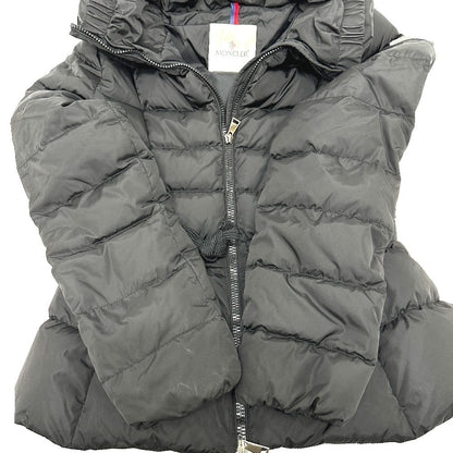 Moncler Down Jacket Nylon Black Avocette Women Zero Size