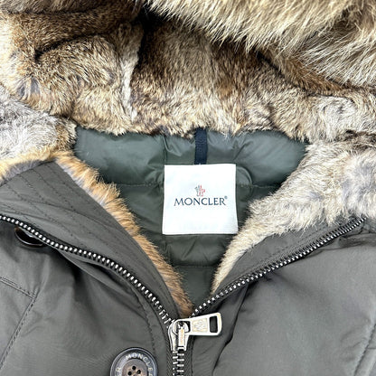 Moncler Down Jacket Nylon Khaki Grandalpe Zero