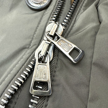 Moncler Down Jacket Nylon Khaki Grandalpe Zero