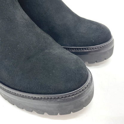 Moncler Boots Suede Black Mokomoko Mouton Women 36