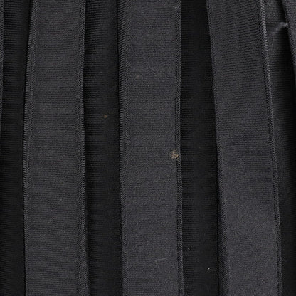 Louis Vuitton Skirt Rayon, Polyester Black Pleated Women Xs