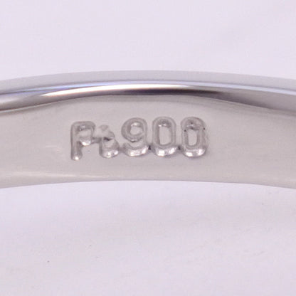 Jewelry Ring Pt900Platinum, Pearl Silver Pearl Women 11.5 Issue