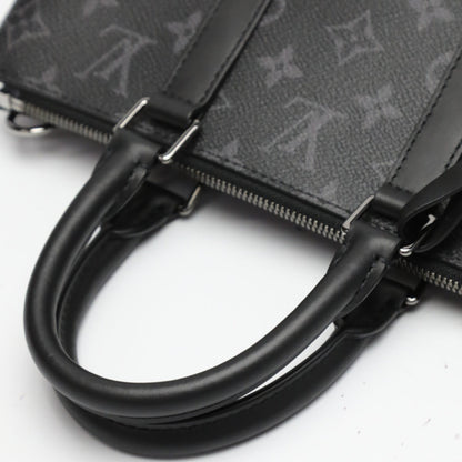 Louis Vuitton Tote Bag M46456 Monogram Canvas Black Shoulder Bag Monogram Eclipse Sac Plat Cloth