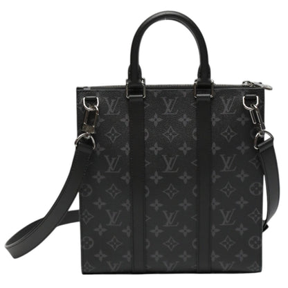 Louis Vuitton Tote Bag M46456 Monogram Canvas Black Shoulder Bag Monogram Eclipse Sac Plat Cloth