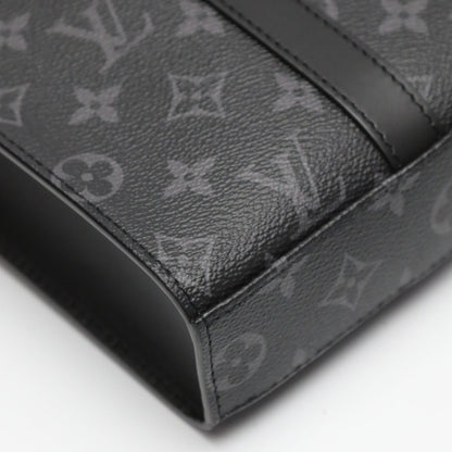 Louis Vuitton Tote Bag M46456 Monogram Canvas Black Shoulder Bag Monogram Eclipse Sac Plat Cloth