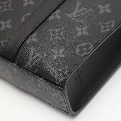 Louis Vuitton Tote Bag M46456 Monogram Canvas Black Shoulder Bag Monogram Eclipse Sac Plat Cloth