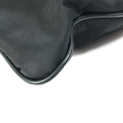 Prada Shoulder Bag 2Vh053 Nylon / Leather Black Bag Triangle Logo Mens