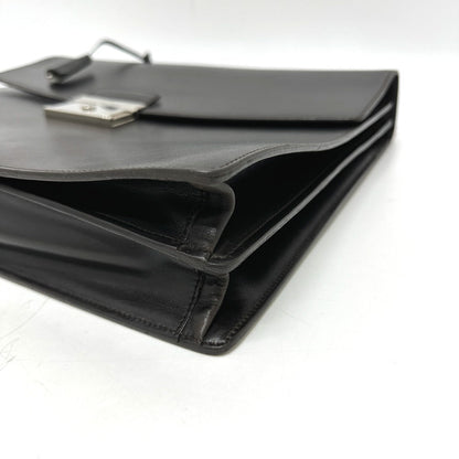 Prada Business Bag Vr0006 Leather Black