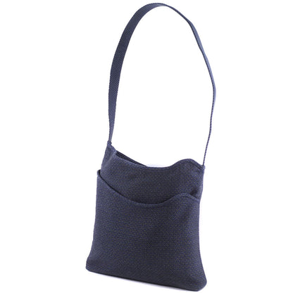 Hermes Shoulder Bag Canvas Blue Sac Depansage Unisex(Unisex)