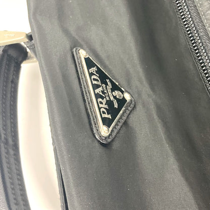 Prada Boston Duffel Bag Nylon Black Triangle Logo Plate Unisex(Unisex)