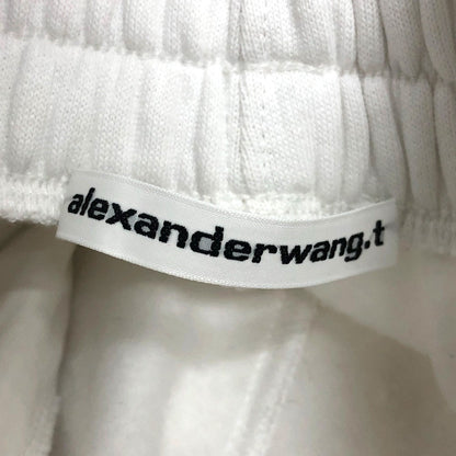 Alexander Wang Pants Cotton White Rubber Print Joggers Xs