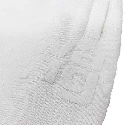 Alexander Wang Pants Cotton White Rubber Print Joggers Xs