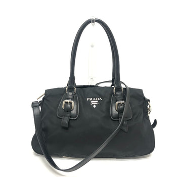Prada Tote Bag 1Ba021 Nylon Black