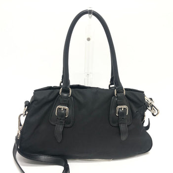 Prada Tote Bag 1Ba021 Nylon Black