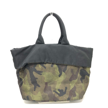 Prada Handbag B1959V Nylon Green Camouflage Women